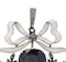 Victorian 15kt gold and silver diamond sapphire pendant - image 2