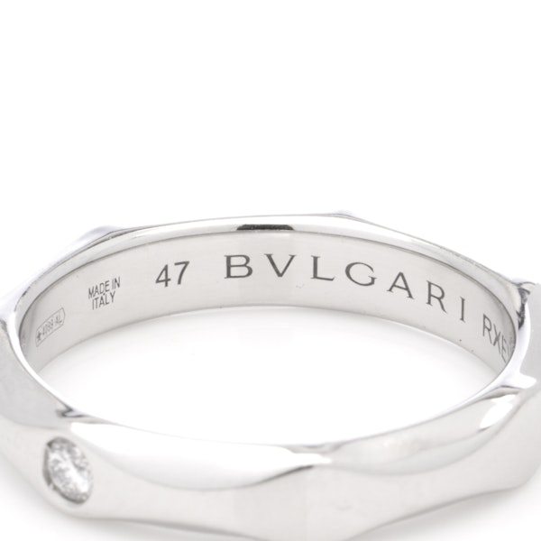 Bvlgari Infinito platinum diamond ring - image 5