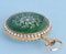 Pearl Set Gold and Enamel French Verge - image 3