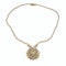 Stunning Yellow Gold Necklace with 15,30kt Diamond set with 5,25kt Diamond Earrings - image 3