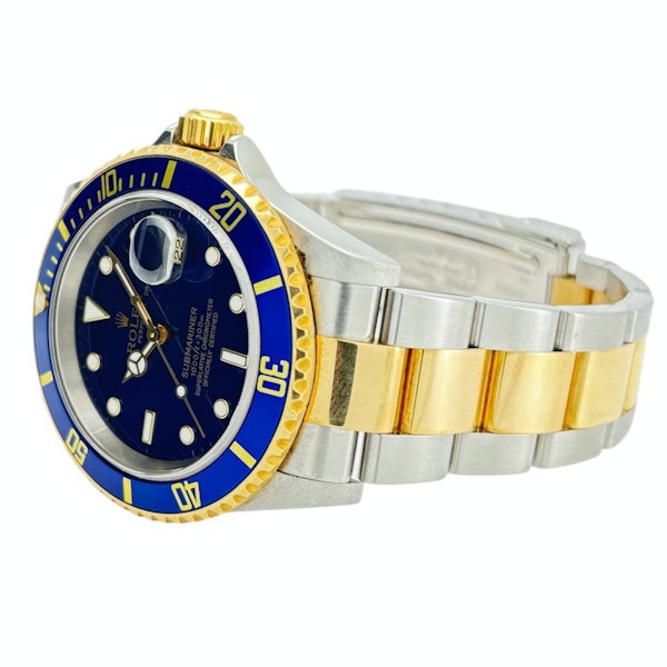 ROLEX SUBMARINER 16613 LB BLUESY FULL SET - image 2