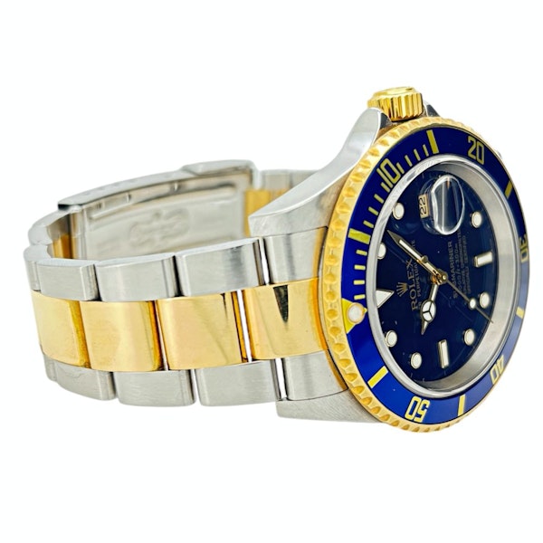 ROLEX SUBMARINER 16613 LB BLUESY FULL SET - image 3