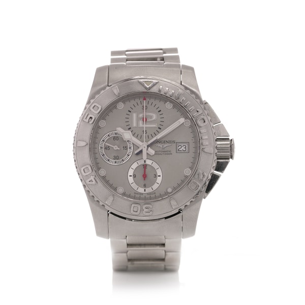 Longines Hydro Conquest Stainless Steel Automatic Calendar Chronograph - image 6