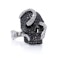 Theo Fennell 18kt gold black diamond skull cufflinks - image 2