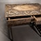 Antique hardwood campaign table by Jabbar Khan & Son of Kashmir - image 3