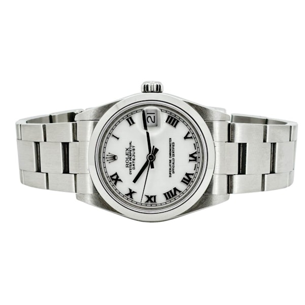 ROLEX DATEJUST 31 MIDI WHITE ROMAN NUMERALS TOP CONDITION - image 4