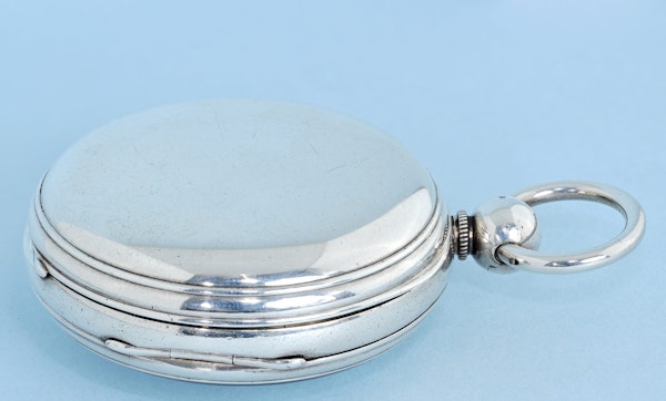 Silver English Pocket Chronometer - image 2