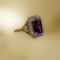 Vintage C1940/50s Amethyst and Diamond Ring. - image 2