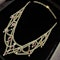 Almandine Diamond Mrs Newman Swag Necklace - image 2