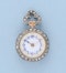 Small Diamond Set Pendant Watch - image 6