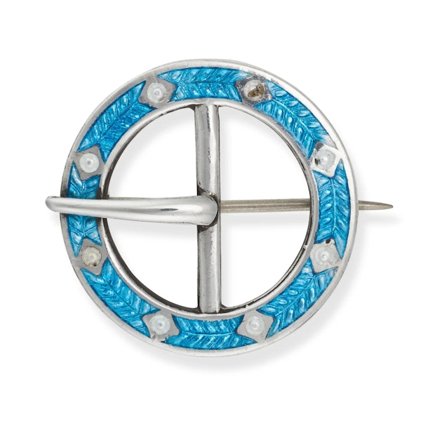 Enamel Brooch by Charles Horner - image 1