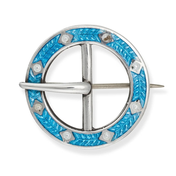 Enamel Brooch by Charles Horner - image 3