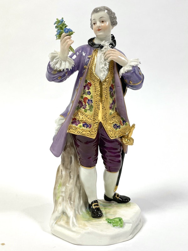 Pair of Meissen figures - image 3