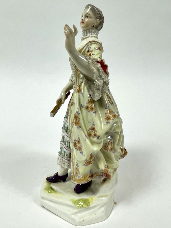 Pair of Meissen figures - image 9