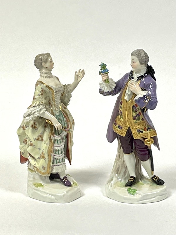 Pair of Meissen figures - image 2