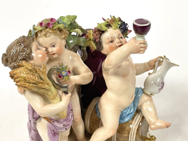 Meissen group of four seasons - image 4