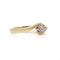 Vintage 18kt Yellow Gold Diamond Solitaire Ring (Circa 1970s) - image 6