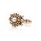 Victorian 15kt Gold Pearl Cluster Ring - image 6