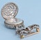 Small Diamond Set Gold Watch and Pendant - image 4