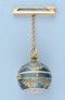 Diamond Set Gold and Enamel Ball Watch - image 3