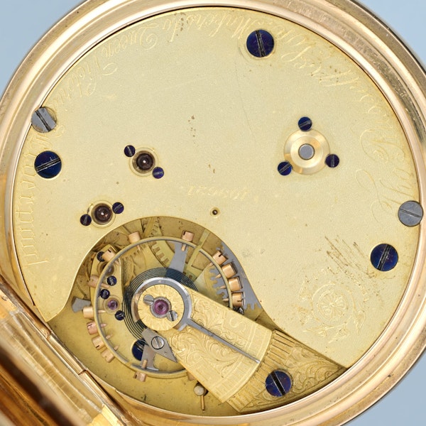 Unusual Half Hunter with up/down Dial - image 7