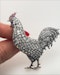 Old Cut Diamond 'Cockerel' Novelty Brooch - image 1