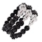 Cartier Agrafe Diamond Onyx Bead Bracelet - image 1