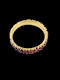 18th century garnet full hoop eternity band SKU: 7784 DBGEMS - image 2