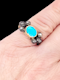 18th century turquoise and diamond ring SKU: 7785 DBGEMS - image 3