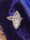 Antique old mine cut diamond navette cluster ring SKU: 7799 DBGEMS - image 2