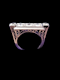 Architectural art deco diamond ring SKU: 7801 DBGEMS - image 1