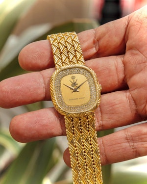 1975 Audemars Piguet Ellipse - Piece Unique Factory Oman Khanjar Pave Diamonds