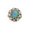 Vintage 9kt gold opal cluster ring - image 3