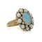 Vintage 9kt gold opal cluster ring - image 6