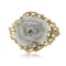 Deakin & Francis 9kt gold Agate Geode brooch - image 2