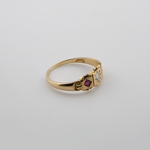 18ct Chester Ruby and Diamond Ring - image 3