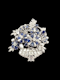 Unusual fancy cut diamond and sapphire giardinetti brooch SKU: 7811 DBGEMS - image 3