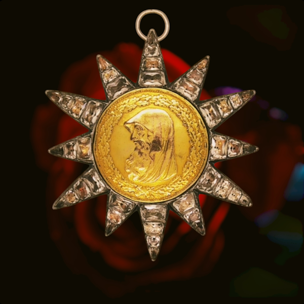 Rare Georgian Druid Medallion - image 2