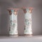 Large graduated pair of Chinese famille rose sleeve vases, Yongzheng (1723-35) - image 1