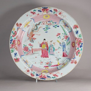 Chinese Famille Rose Charger, Yongzheng (1723-35)