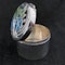 Sterling silver and hand painted enamel flower pieced pot/box - image 15