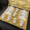 Antique Sterling silver holder Porcelain demitasse coffee/ tea cups Boxed - image 5