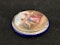 Sterling silver finely painted enamel compact - image 3