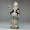 Chinese famille-rose figure of Guandi, late 18th century - image 1