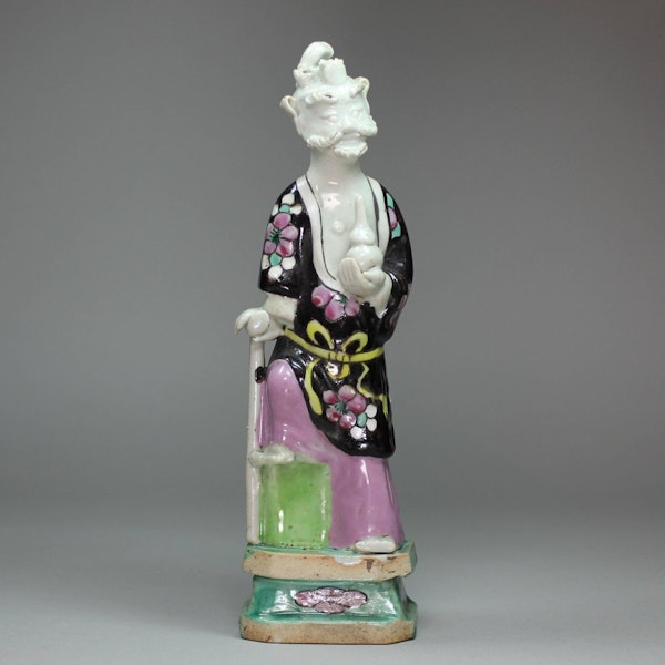 Chinese polychrome figure of Li Tie-guai, Qianlong (1736-95) - image 1