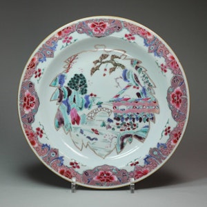 Chinese famille rose plate, Qianlong (1736-95)