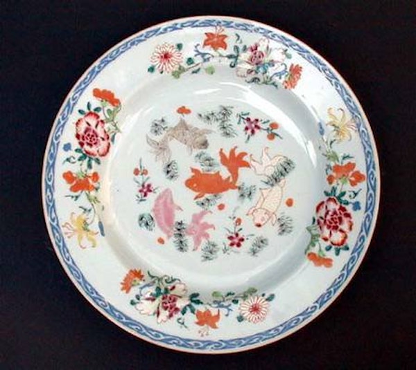 Chinese famille rose dish, Qianlong (1736-1795) - image 1