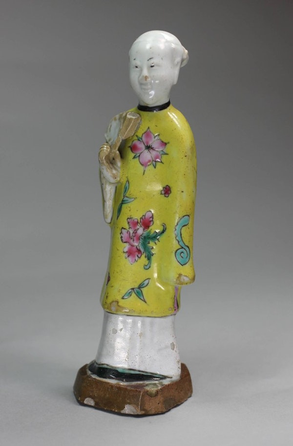 Chinese famille rose figure of Zhongli Quan, Qianlong (1736-95) - image 1