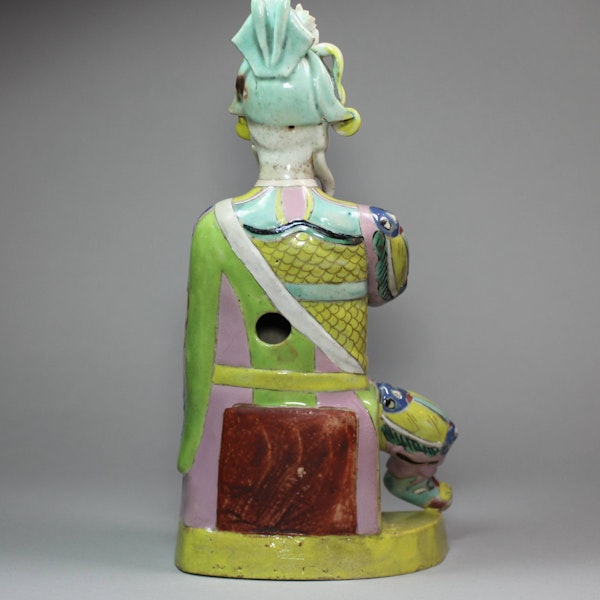 Chinese polychrome figure of Guandi, 19th century - image 3