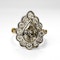 Pear Shaped Yellow Diamond Cluster Ring - SADDINGTONS STAND 375 - image 3